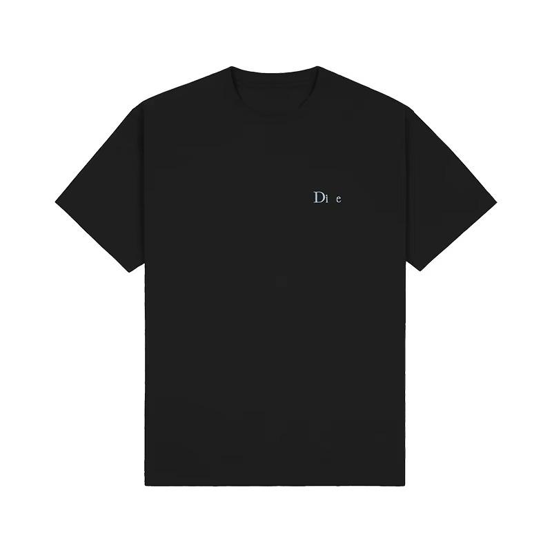La Maglietta Classica con Logo Piccolo Colore Solido Americano Semplice a Maniche Corte per Uomo e Donna Indumento Estivo Top Versatile Casual