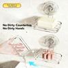 Practical Soap Storage Solution Wall Mounted Soap Dish with Drainage Holes for Clean and Accessible Bathroom Environment
