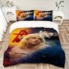 Surreal Music Album Cover Print 3Pcs Bedding Set,Duvet Cover with 2 Bedro,Pillowcase Home Birthday Gift