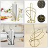 Black Gold Paper Towel Holder Reinforced Base Toilet Tissue Holder  Kitchen Use