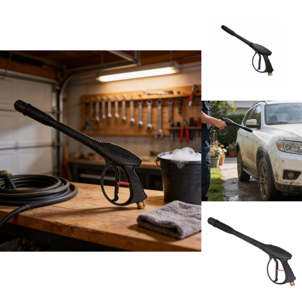 Standard Pressure Washer Gun With Copper And Stainless Steel For Car Cleaning And Home Use
