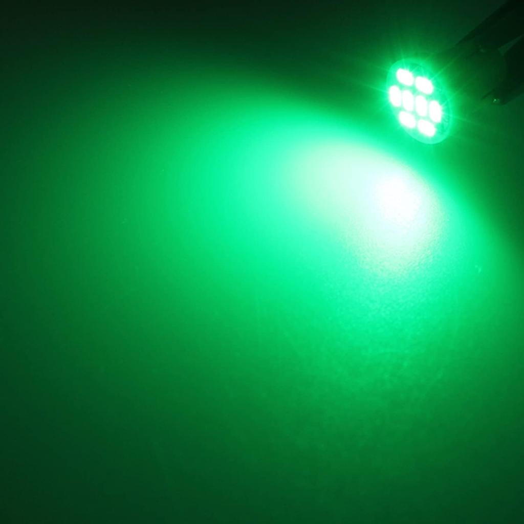 GLOFE Green T10 194 168 LED Instrument Panel Gauge Cluster
