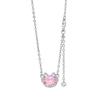 Yi Xuan Lively Cat Zirconia Clavicle Necklace - Cute 3D Diamond Cat Design for Girls