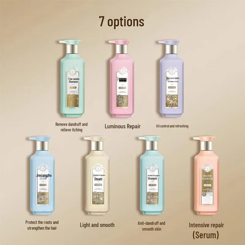 Sanhua Essential Oil Fragrance Oil Control Shampoo & Rose Body Wash Set