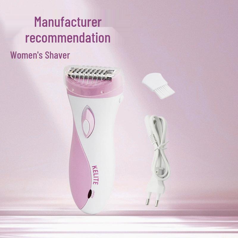 Rechargeable Women's Electric Epilator & Shaver for Underarm and Leg Hair Removal
