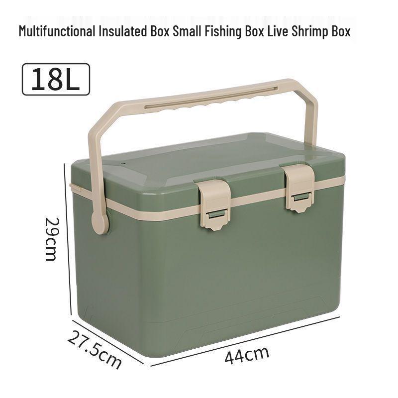 Sea Fishing Insulated Tackle Box with Oxygenator - Lightweight, Refrigerated, and Perfect for Live Shrimp.