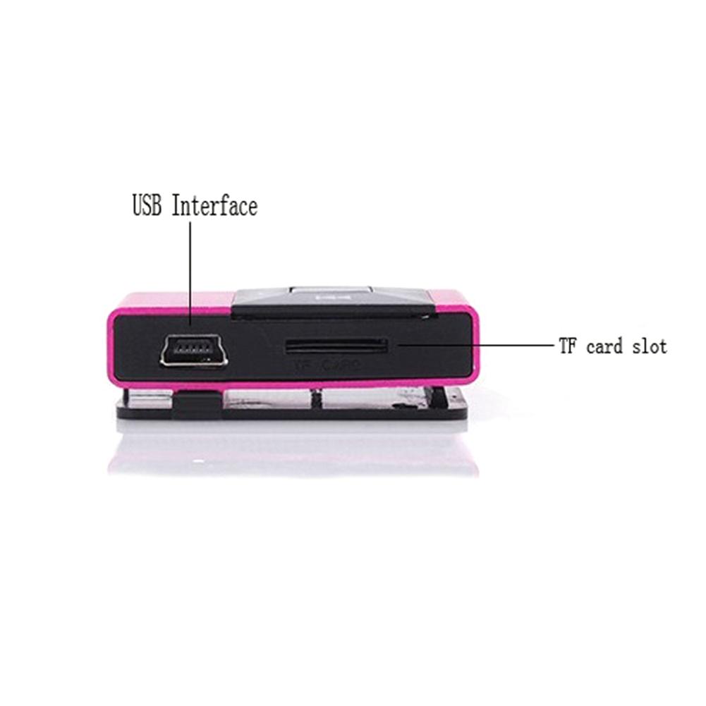 Portable Mini Clip MP3 Player Sport  Music Player Walkman Mp3 with TF Slot Nice Sound Gift