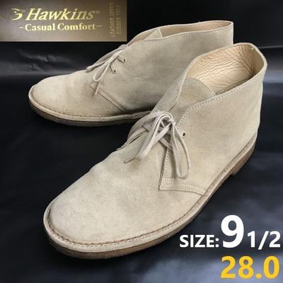 Hawkins Wildleder Desert Boots Größe 9.5 28.0 Beige Kreppsohle(GEBRAUCHT)