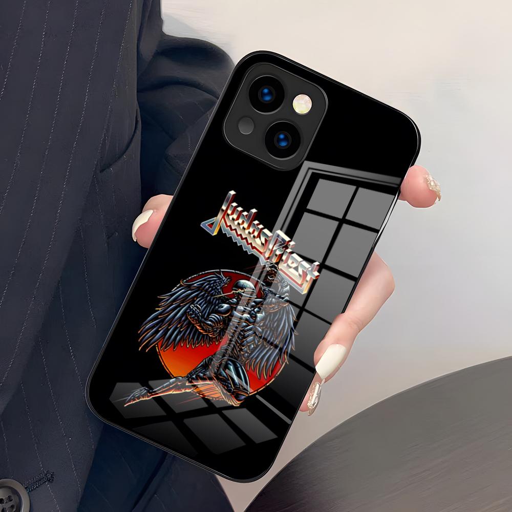 J-Judas Priest Phone Case For IPhone 17 Pro Max 15 Pro 16 14 Plus 12 13 Mini 11 Pro Shockproof Glass Cover