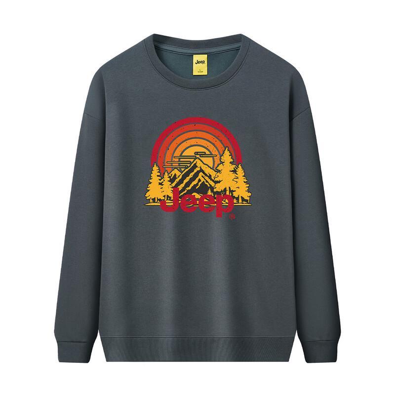 JEEP Men s American Casual Crewneck Sweatshirt XL