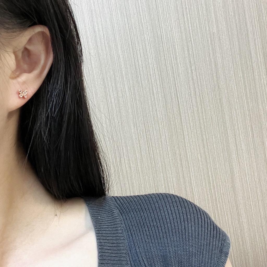 New Vintage Flower Electroplate Diamond Earring for Women Luxury Jewelry Designer Eardrop Fashion Party 925 Silver Stud Earrings