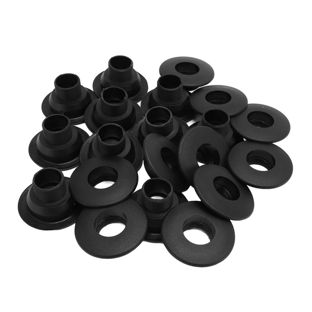 10 Pairs Table Foosball Bushings Black 15.8mm Table Football Board Bearings for 5529 Foosball Table Shafts