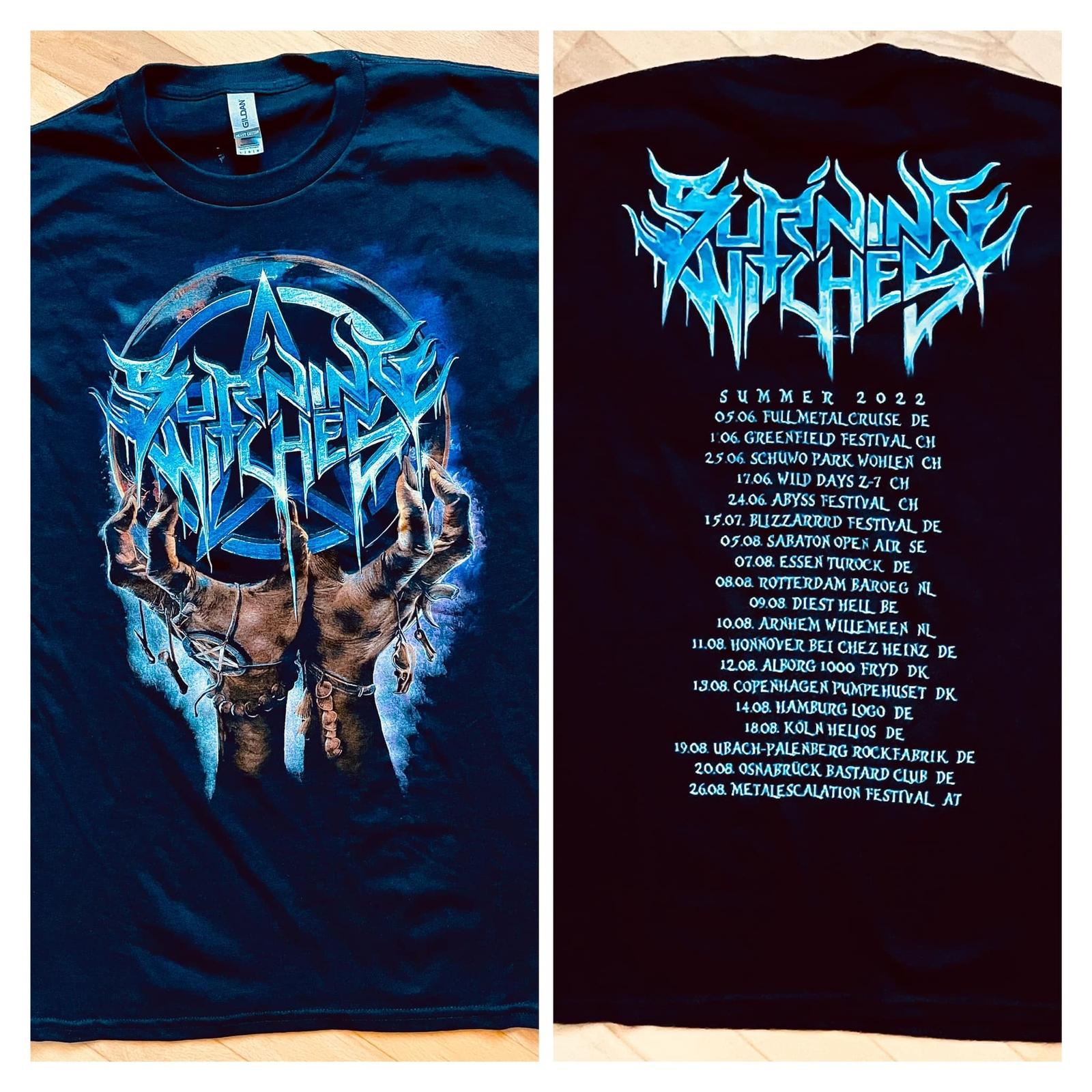 Burning Witches Summer 2022 Tour T-shirt All Size M