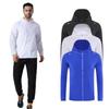 Unisex Quick Dry Skin Windbreaker Summer Lightweight Sun Protection Jacket Long Sleeve Zipper Hoodie Outdoor Running Mountaineering Coat