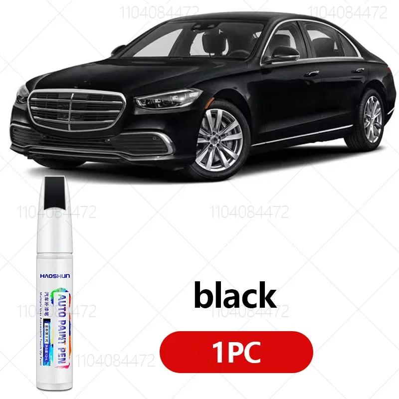 Paint Repair Pen Touch Up Scratch Remover DIY Auto Accessories Black White For Mercedes Benz S-Class 1972-2025 W221 W222 W223 чёрный