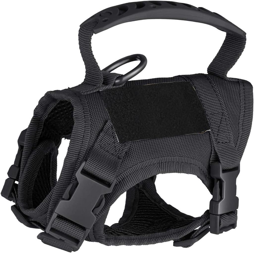 Abbigliamento per Gatti Accessori per Gatti Sicuro Pettorina Tattica Leash di Trazione Con Due Adesivi Per Gatti Cuccioli e Cani Piccoli
