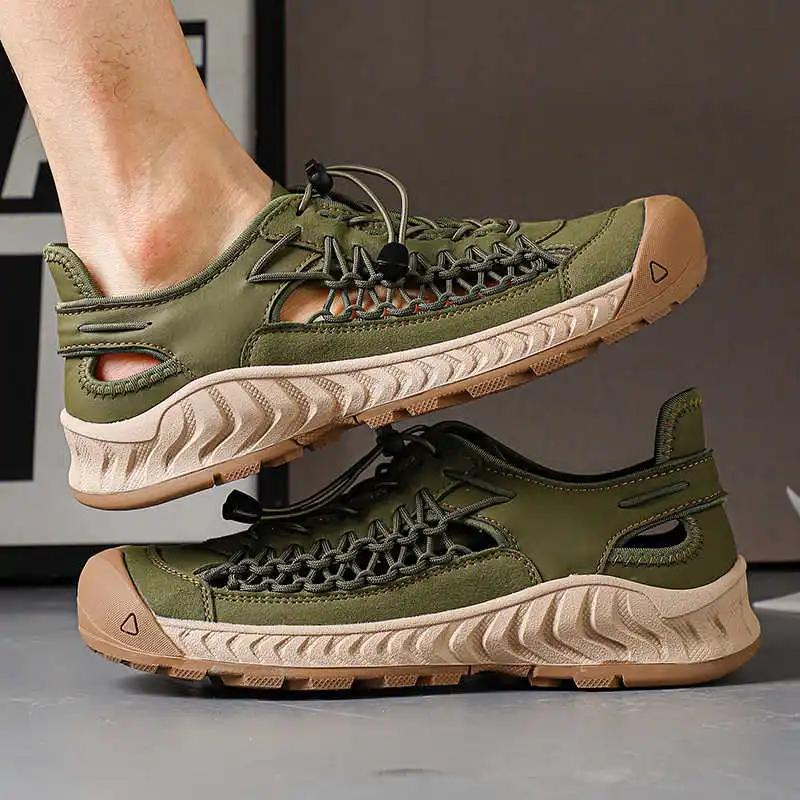 Fashion Lace-up Camp Men's Blue Golf Shoes Woven Big Size Sneakers Black Moccasin Sports Scarp New Arrival Low Prices Jogging