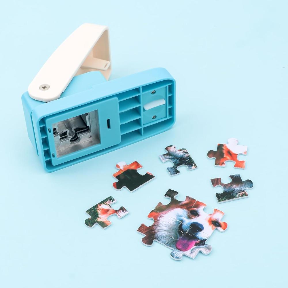 Puzzle Punch, 1 X 1 Inch Mini Puzzle Maker, Portable Puzzle Puncher, DIY Puzzle Cutter