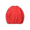 Anta Comprehensive Training Series Logo Print Round Neck Loose Pullover Sweatshirt Men Sweatshirt Red 152217743-2