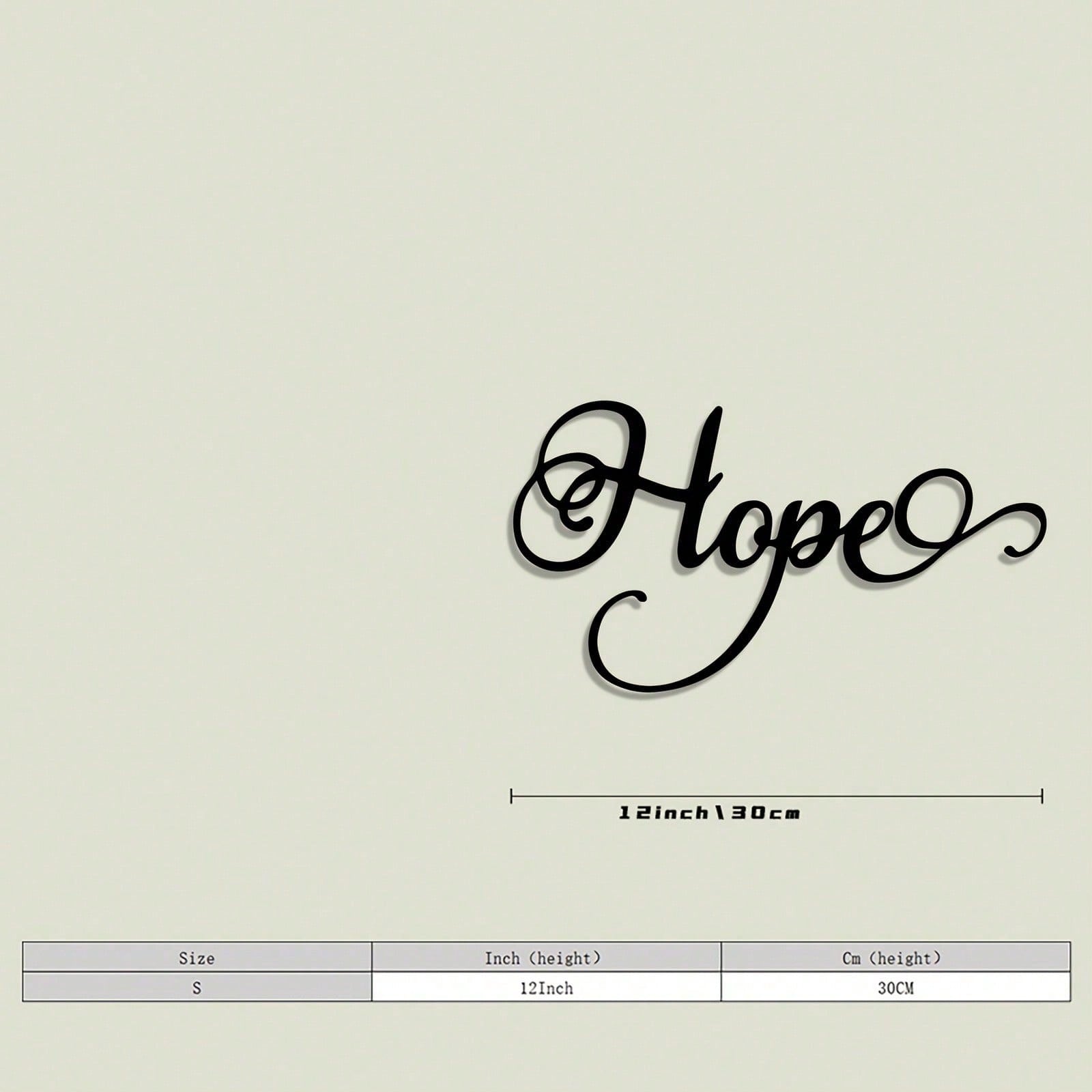 Ретро Надежда Металлическое Настенное Искусство Винтажный Железный Декор Рождественский Подарок Дом