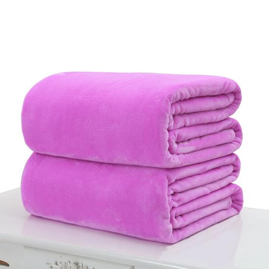 Ultra Soft Warm Double Faced Travel Flannel Blanket Rug Bed Sofa Couch Pad Home