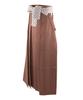 Graduation Hakama with Lace Single Junior Chestnut [KYOETSU] Cord, Plain, Piece, (18. Brown, 91cm)
