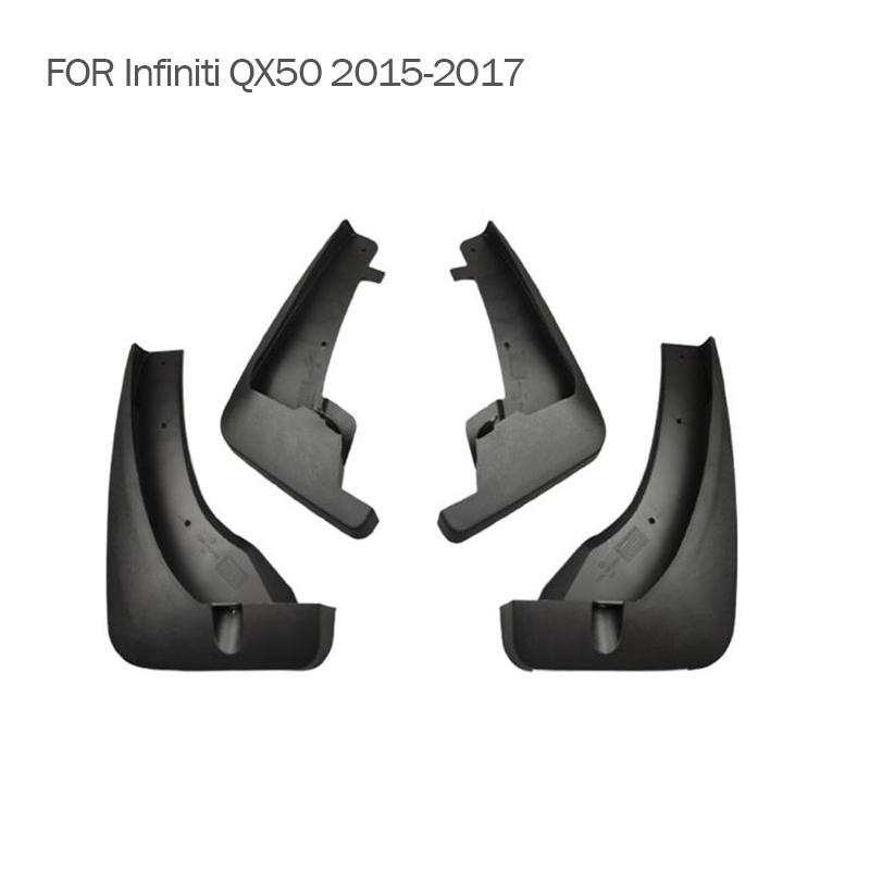 4pcs For Infiniti QX50 Mudguard Fender Mud Flaps Guards Splash Mudflaps Car Accessories 2018 2024 2025+