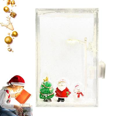 Snowy Night Street Lamp Craft Christmas Art Street Light Snowy Lamp Snowflake Lamp Material Pack Seasonal Beginners Crafting