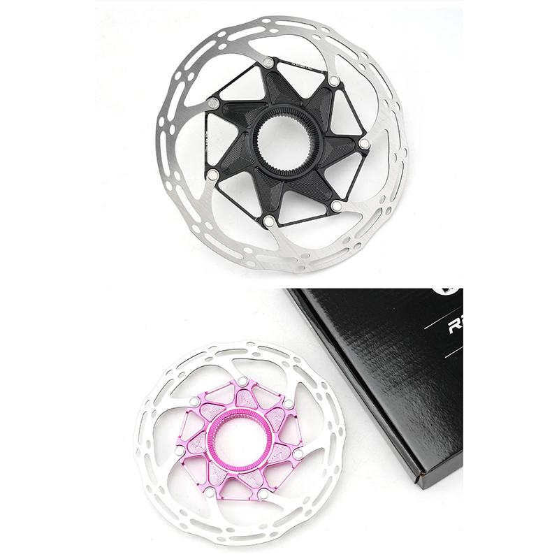 Bicycle Center Lock Rotor Hollow Heat Dissipation Wind Breaking For Road Mountain Bike Disc Brake Accessories