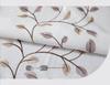 Jiexin European Style Embroidered Tablecloth - Coffee Leaves Design for Home Decor