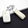 TPU Car Key Case Cover for Toyota Prius 30 Alpha Aqua Land Cruiser Auris for Lexus LC 200 2/3/4 Buttons Remote Holder Key Chain