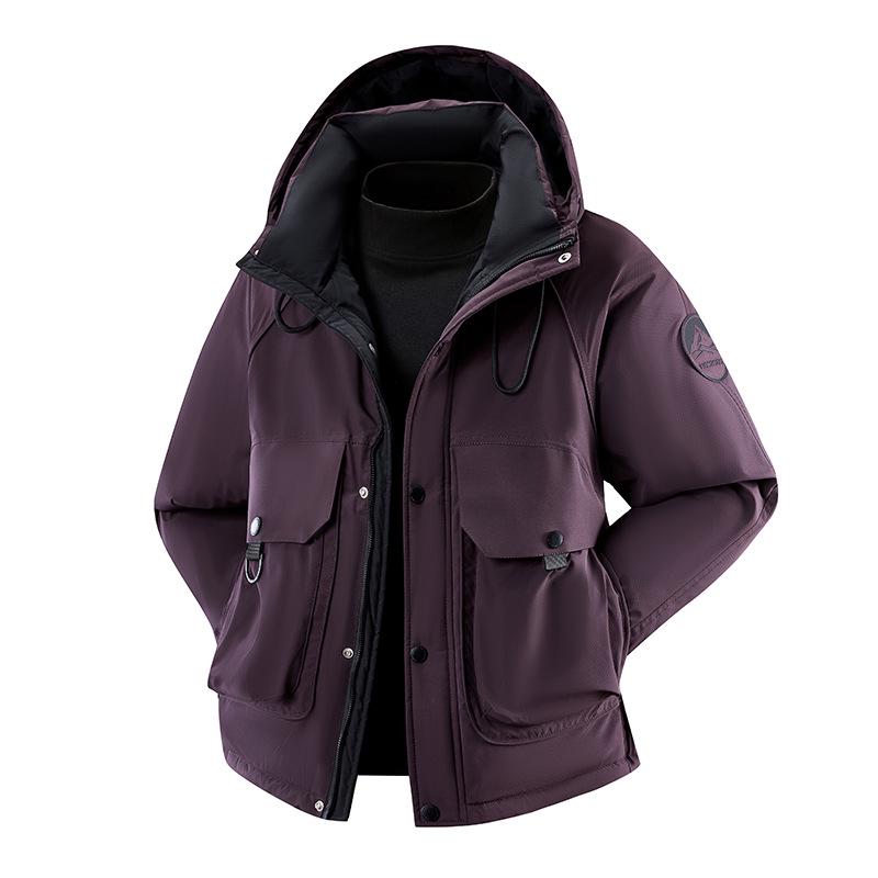 50% Down Hooded Ski Jacket - Trendy, Business Casual & Outdoor Warmth