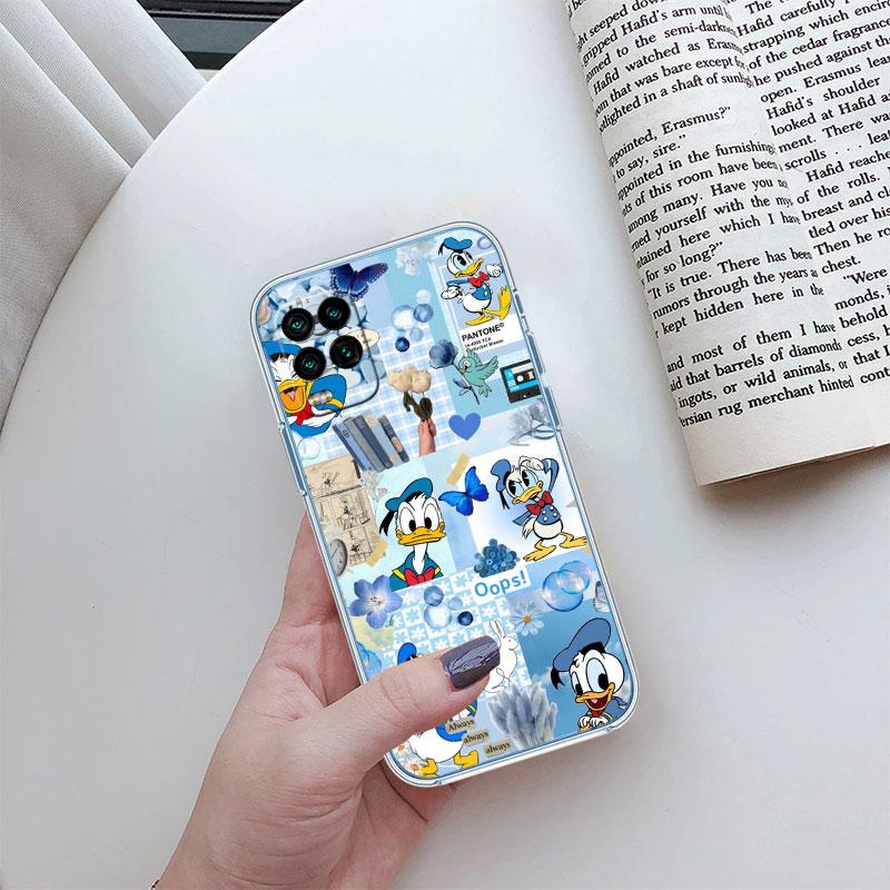 DuckTales Donald Duck Transparent Phone Case for Samsung Galaxy A04 A04S A14 A23 A34 A54 M23 M33 M52 M53