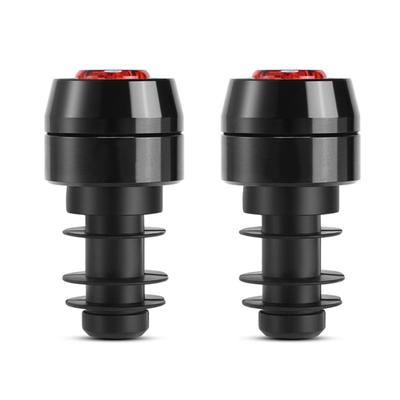Aluminum Bicycles Handlebar End Light High Luminosity LED for Night Visibilities with Constant Fast Slow Flash Modes