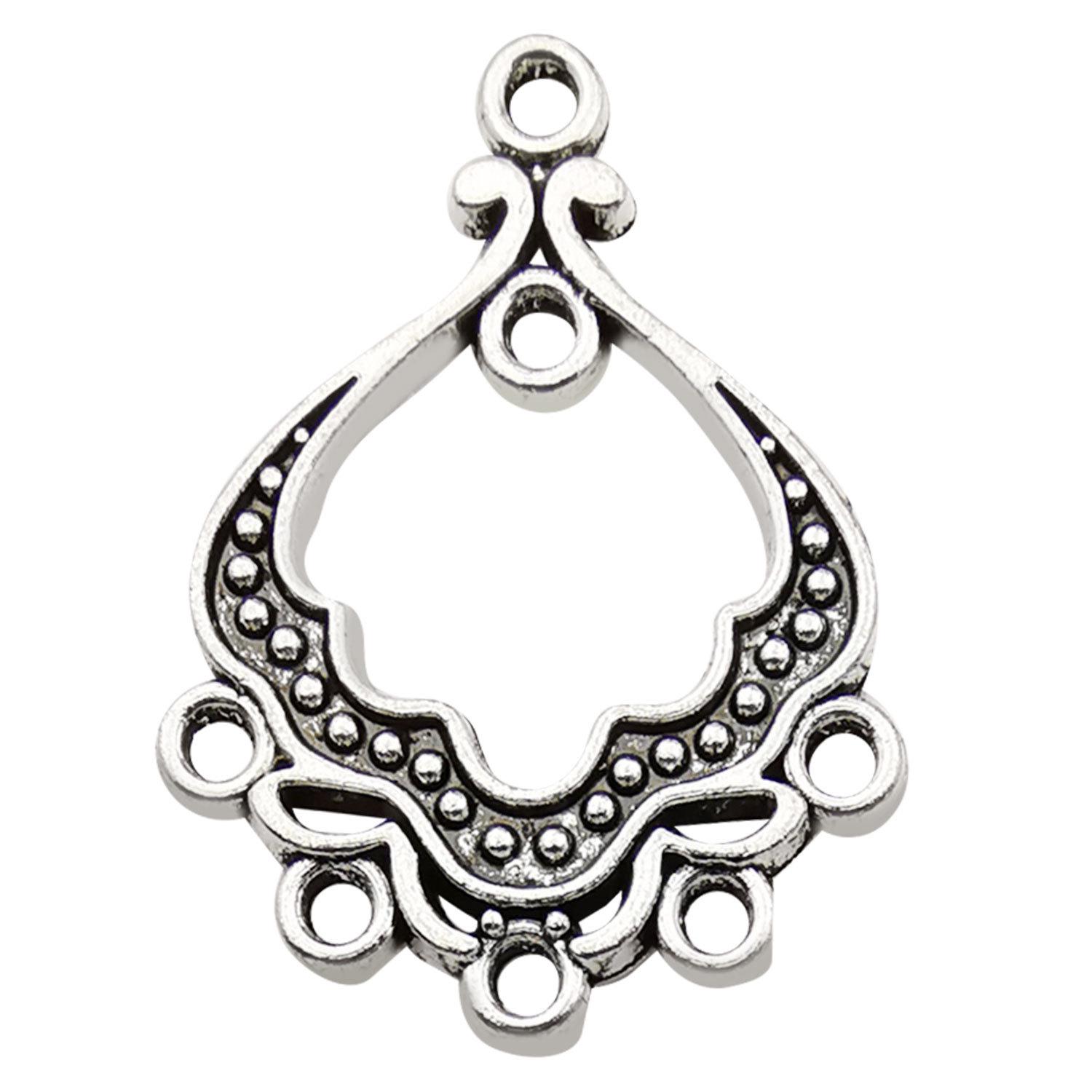 

Богемные серьги-капли воды в форме сердца с двумя отверстиями, этнические, из сплава