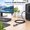 Male To Female 3.5mm Audio Extension Cable Stereo AUX Extension Cable  Headphone Listening