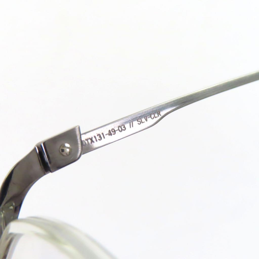 Excellent DITA Glasses SCHEMA-TWO Antique Silver Mens DTX131 Used