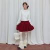 CEST MOIDEW Cest_Butterfly Lace Frill Knit Top