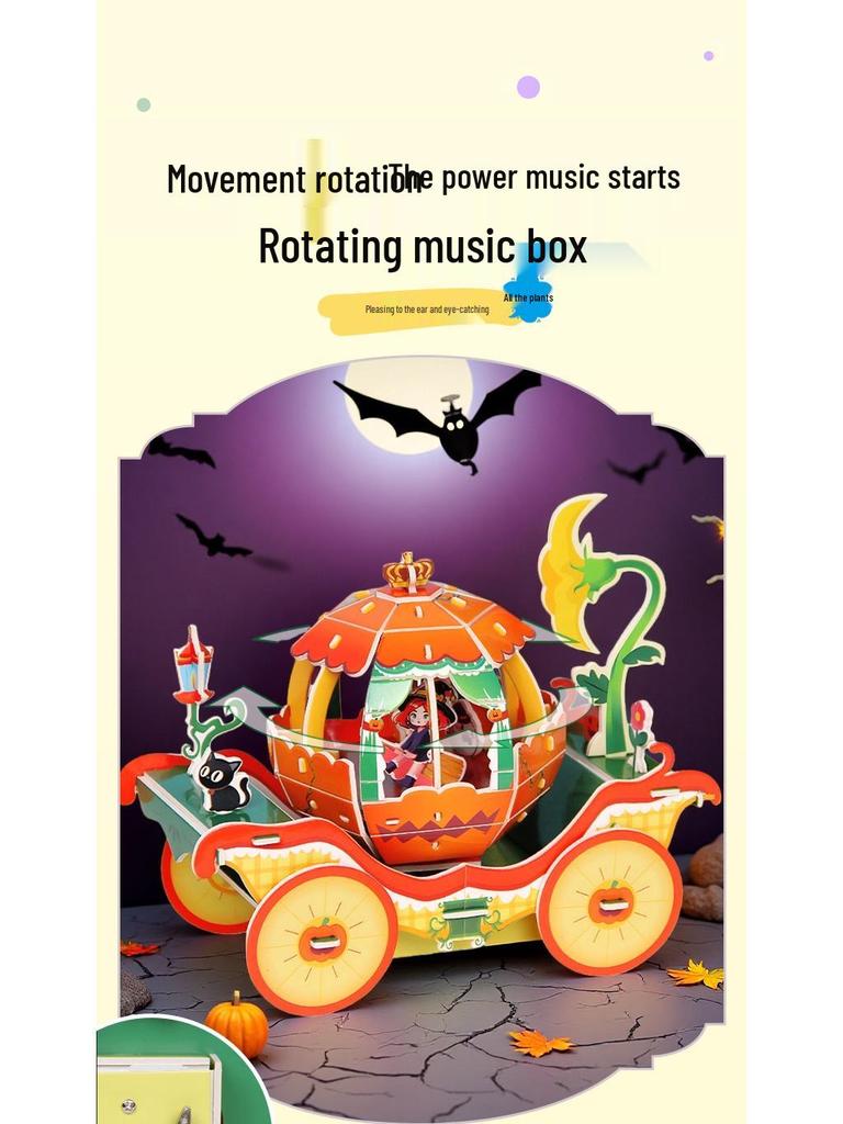 Every Plant and Tree Preschool 3D Puzzle DIY Music Box Educational Toy