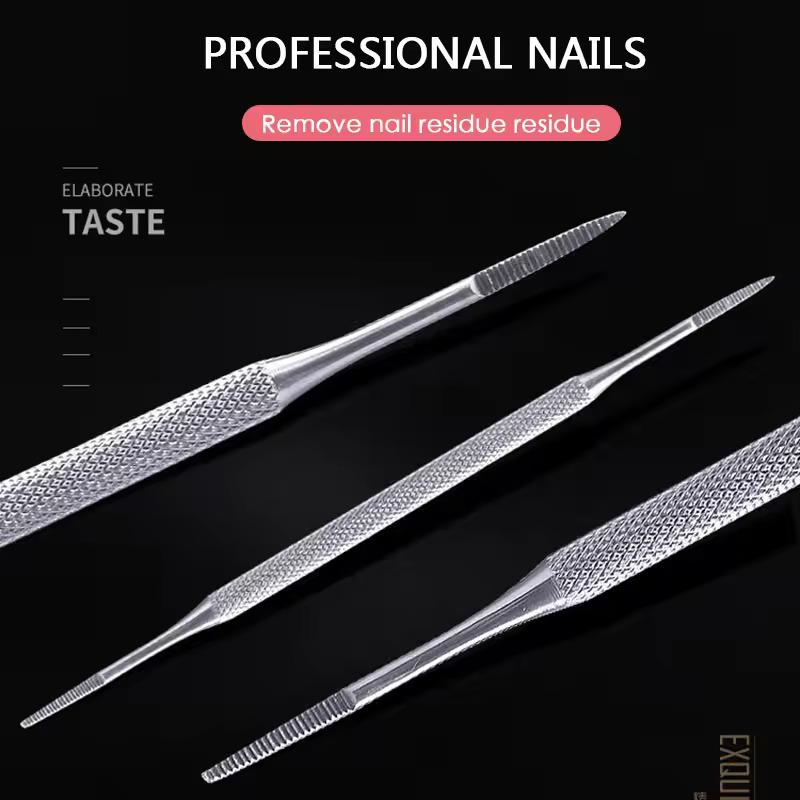 Stainless Toe Nail Ingrown Toe Nail Lifter File Double Ended Sided Manicure Pedicure Toenails Clean Foot Care Correction Tool