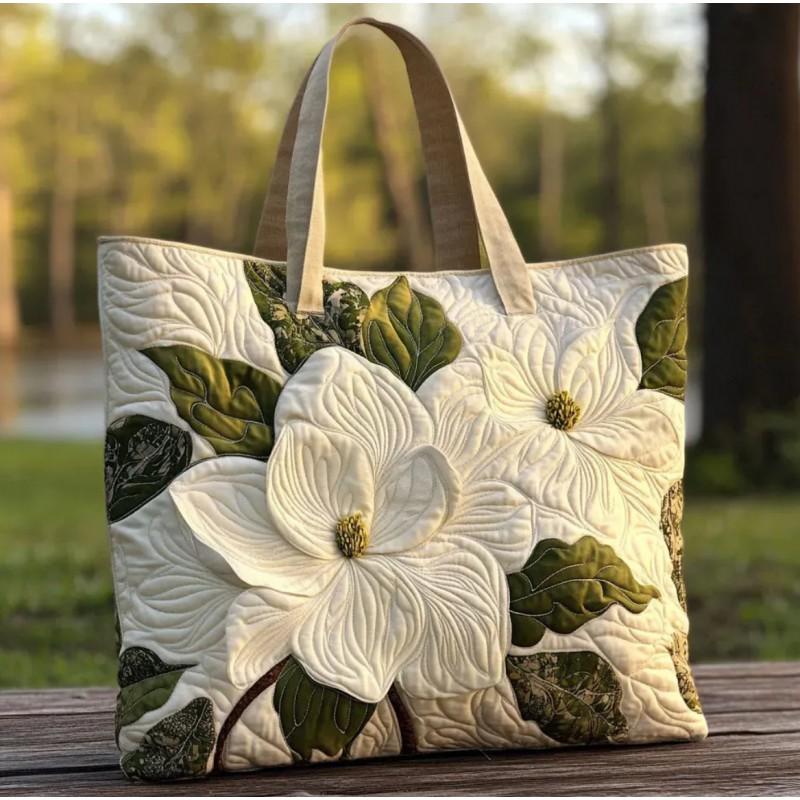 TEMU Womens Fashion Printed Tote Shoulder Bag 600D Oxford Cloth