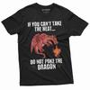 Men's Funny Poke Dragon T-shirt Dont Poke Dragon Funny Birthday Gift Tee