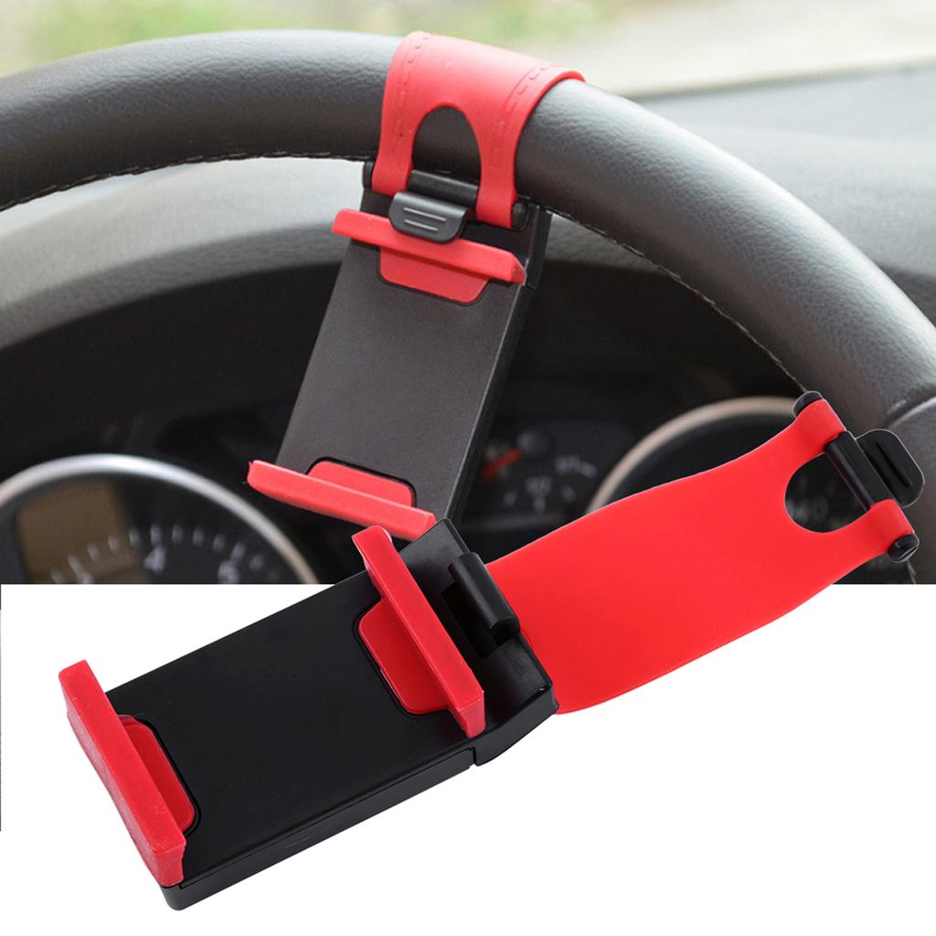 Steering Wheel Car Mount Portable In-Car Center Console Mount blue
