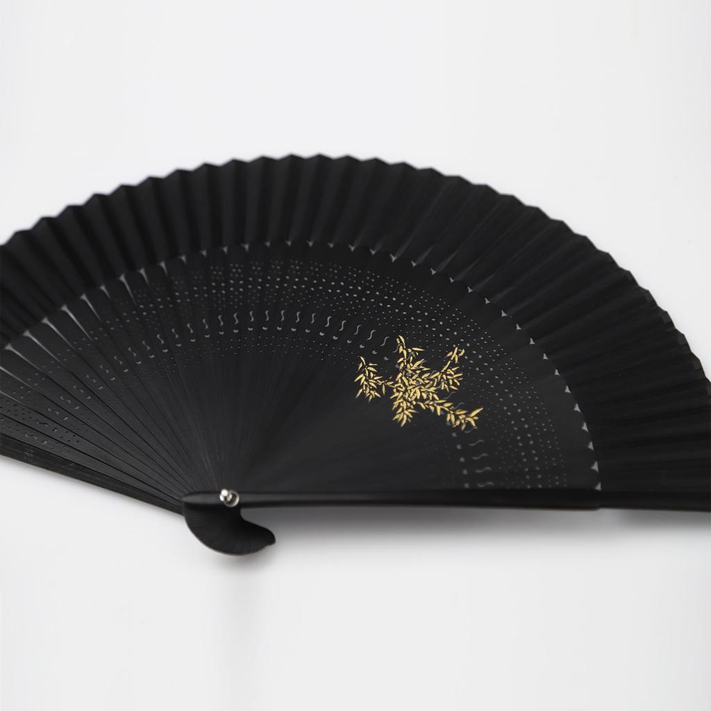 TOuWA Folding Fan for Men and Bamboo Japanese Japanese Perfect for Fireworks New Japanese Kabuki Stylish Set Fan Gold Women, Ribs, Pattern,