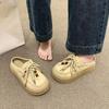 Baotou Semi-slippers Niche Design Sense Versatile Thick-bottomed Boken Slippers Women's 2025 Autumn and Summer New Retro Ethnic Style