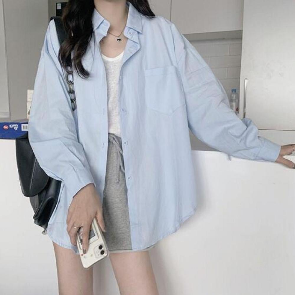 Shop Women S overSized Daily Body Cover Shirt paStel wdmS Wbl tS14664621
