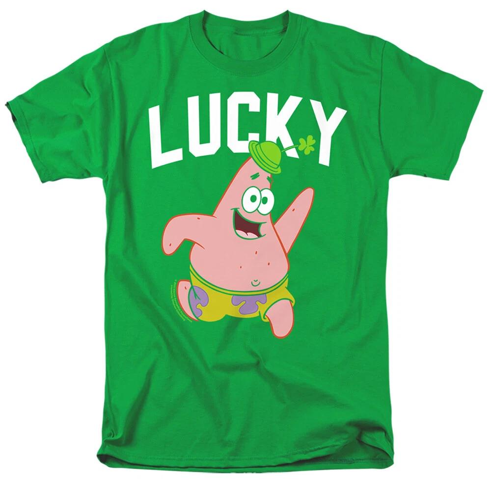 SpongeBob SquarePants - St. Patrick s Day Lucky Patrick - Men Children s T-shirt 130