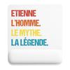 Tapis de souris - PLANETEE - Etienne Mythe Légende Vintage - Multicolore - 22x18 cm - Épaisseur 3 mm