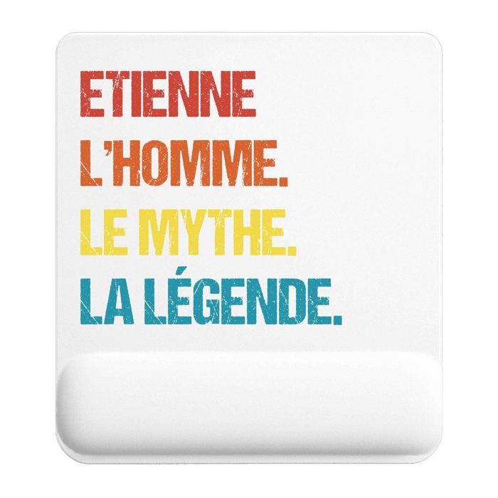Tapis de souris - PLANETEE - Etienne Mythe Légende Vintage - Multicolore - 22x18 cm - Épaisseur 3 mm
