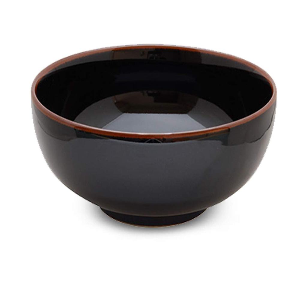 Porcelánová mísa Tenmoku Hakusan 5 palců hluboká